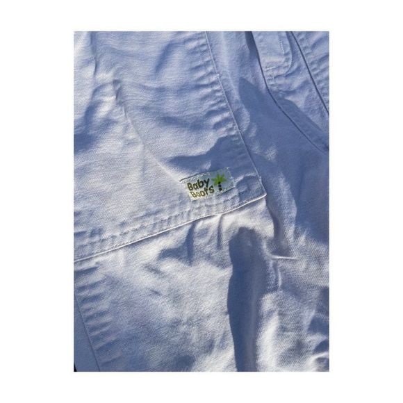 Vintage Y2K Vintage Beige Overalls 100% Cotton Baby Boots India Sz 30 lbs - Picture 2 of 12